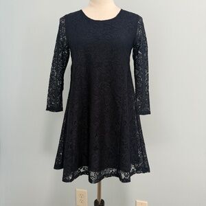 Abercrombie &‎ Fitch Navy Blue Lace Dress Women's Size XS